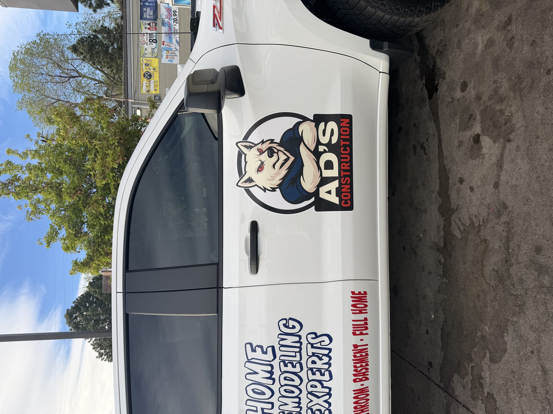 AD's Construction Logo